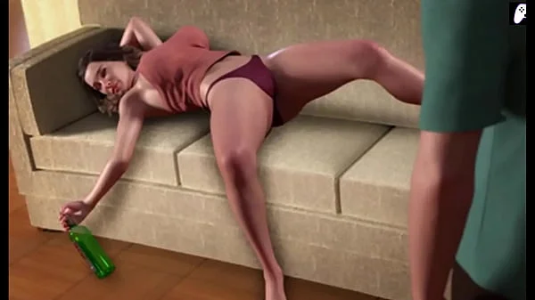 (4K) Sexy milfs please a big long cock to make him cum liters of cum | Hentai 3D