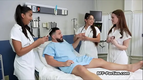 Naughty doctors feasting on patients big dick