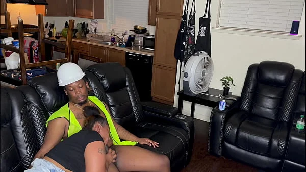 Construction Worker Whore Kendale Give His Client A BBC While On The Job